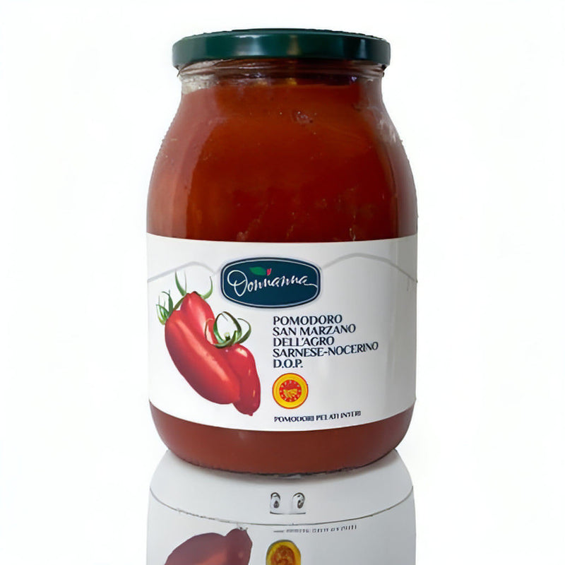 Pomodori "San Marzano" DOP Pelati Interi in vetro - 1 Kg